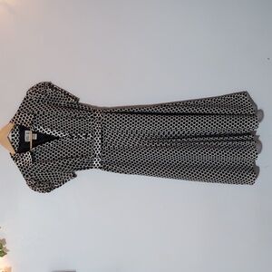 Vintage Robbie Bee Polka Dot Midi Dress
